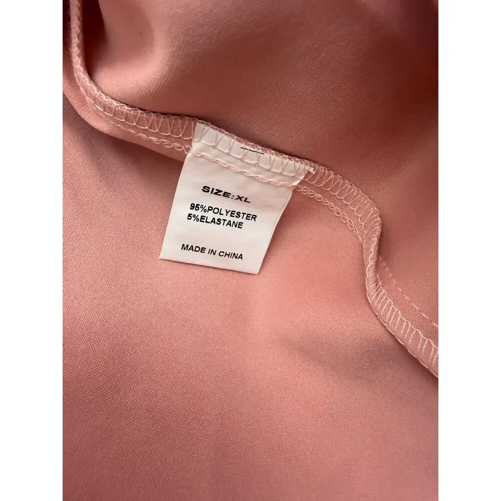 NWOT Western Fringe Cropped Jacket XL Blush Pink - Picture 4 of 7